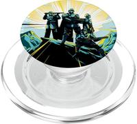 Helldivers 2 Illustrated Poster Sunburst Video Game PopSockets PopGrip per MagSafe