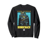 Helldivers 2 Playstation Video Game Hugs Spread Democracy Felpa