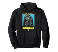 Helldivers 2 PlayStation Video Game Hugs Spread Democracy Felpa con Cappuccio