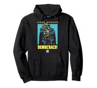 Helldivers 2 Playstation Video Game Hugs Spread Democracy Felpa con Cappuccio