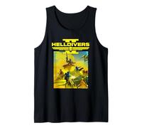 Helldivers 2 Sony Playstation Video Game Group Key Art Canotta