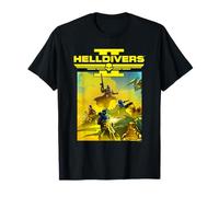 Helldivers 2 Sony Playstation Video Game Group Key Art Maglietta