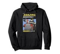 Helldivers Amazing Democracy Brasch Is Back Helldiver Slap Felpa con Cappuccio