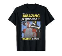 Helldivers Amazing Democracy Brasch Is Back Helldiver Slap Maglietta