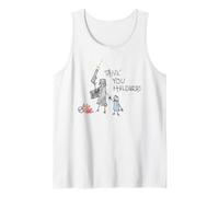 Helldivers Tank You Heldivers Iconic Child's Crayon Drawing Canotta