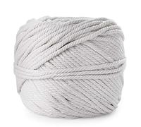 HellDoler Corda in macramé, 6 mm x 100 m, corda in cotone, filato di macramé naturale in cotone, corda per appendere alla parete, grucce per piante, sensori di sogni, artigianato, maglieria, progetti