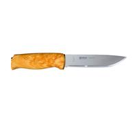 Helle 166113 - Coltello da Caccia 44G, Acciaio Sandvi e Legno di Betulla, Fodera in Pelle