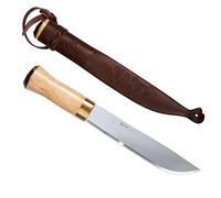 Helle Lappland Sami Camp Coltello - 8.43 inch Blade - Birch Handle