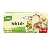 Helle Soße - Salsa Classica Leggera per Verdure, Piatti di Pollame, Pollo, Pesce e Uova - Compatibile con Knorr per 3x250ml