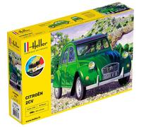 Heller Kit Modellino Auto Citroen 2 CV 1:24 – Set regalo (56765)