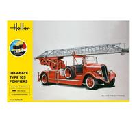 Modellino Camion Starter Kit Delahaye Tipo 103 Pompieri HELLER 56780 1:24