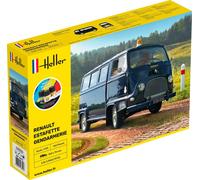 Heller - 1/24 Starter Kit Renault Estafette Gendarmerie NUOVO