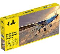 Heller HEL30410 1:48-Pilatus PC-6 B2/H2 Turbo Porter Scale Model Kit, Unpainted