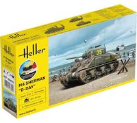 Heller 1:72 Gift Set - M4 Sherman"D-Day"