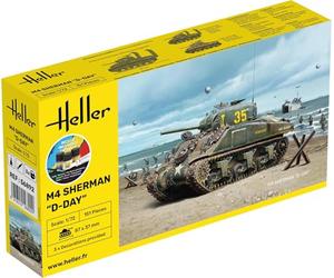 Heller 1:72 Gift Set - M4 Sherman"D-Day"