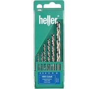 Heller 17735 D HSS Kit punte a spirale da metallo 6 parti 2 mm, 3 mm, 4 mm, 5