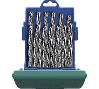 Heller 21961 7 HSS Kit punte a spirale da metallo 19 parti 1 mm, 1.5 mm, 2 mm,