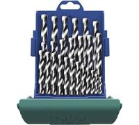 Heller 21965 5 HSS Kit punte a spirale da metallo 25 parti 1 mm, 1.5 mm, 2 mm,