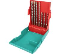 Heller 26813 4 TRIJET Acciaio Kit punte perforatrici 7 parti 5 mm, 6 mm, 6 mm,