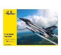 HELLER 30411 MODELLO AEREO F-16 DARK FALCON BELGIAN AIR FORCE SERIE LIMITATA 1/