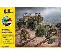 HELLER 35326 STARTER KIT MODELLO DIORAMA DUNKIRK 1/35