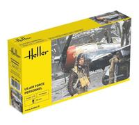 Heller 49648 - Modellismo, Personale Usaaf, Scala 1:72 [Importato da Francia]