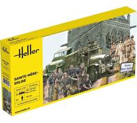 Heller Scatola modello militare Sainte-Mère-Eglise 1/72
