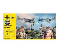 HELLER 52329 SCATOLA MODELLO AEREO STARTER KIT NORMANDY AIRWAR 1/72