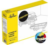 Heller 52331 - 1:24 Starter Kit Citroen HY + Rimorchio Merci - Nuovo