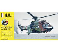 HELLER 56367 MAQUETTE KIT AVVIAMENTO ELICOTTERO SUPER PUMA AS 332 M0 1/72