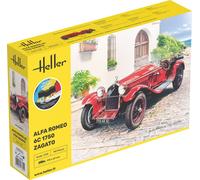 Heller 56715 - 1:24 Starter Kit Alfa Romeo 6C 1750 Zagato - Nuovo