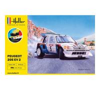 HELLER 56716 MODELLO AUTO STARTER KIT PEUGEOT 205 EV 2 1/24