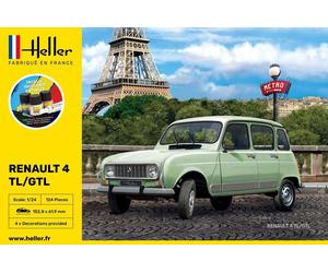HELLER 56759 STARTER KIT MODELLO RENAULT 4L 1/24