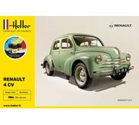 HELLER 56762 MODELLINO AUTO STARTER KIT RENAULT 4 CV 1/24