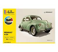 HELLER 56762 MODELLINO AUTO STARTER KIT RENAULT 4 CV 1/24