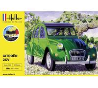 HELLER 56765 MODELLINO AUTO STARTER KIT CITROEN 2 CV 1/24