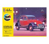 HELLER 56766 STARTER KIT MODELLO CITROEN 2CV CHARLESTON 1/24