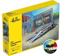 Heller 56774 - 1/24 Starter Kit Auto Trasportatore Trailer - Nuovo