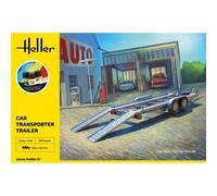 HELLER 56774 MODELLO RIMORCHIO STARTER KIT AUTO TRASPORTATORE RIMORCHIO 1/24