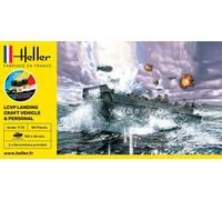 HELLER 56995 Kit Barca LCVP Della US Navy 1/72 In Plastica 88 Pezzi T48Post