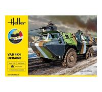 HELLER 57130 MODELLO MILITARE STARTER KIT VAB 4X4 UCRAINA 1/35