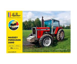 HELLER 57402 STARTER KIT MODELLO MASSEY FERGUSON 2680 1/24