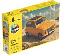 Heller 58704 - 1:24 Starter Kit Renault 4 TL/GTL Tetto Apribile - Nuovo