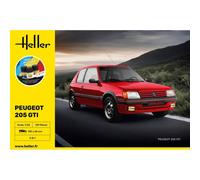 HELLER 58705 STARTER KIT MODELLO PEUGEOT 205 GTI 1/24