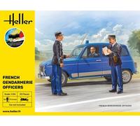 HELLER 58751 MODELLO STARTER KIT UFFICIALI DELLA GENDARMERIA FRANCESE 1/24