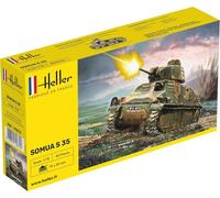 Heller 79875 - Modellino da Costruire, Carrarmato Somua, Scala 1:72 [Importato da Francia]