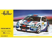 Glow2B Heller Classic 80196 - Ford Focus WRC 2001, 28 Pezzi