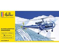 Heller 80286 1:72 Scale SA 316B Alouette III Gendarmerie Model
