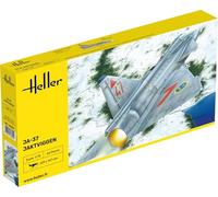 Heller Kit da costruire Aereo JA 37 Jaktviggen Scala 1:72 – Nuovo
