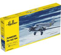 Heller 80380 52, ju-52/3m Junker JU 52/3M Model Kit, Multicoloured, 1:72 Scale